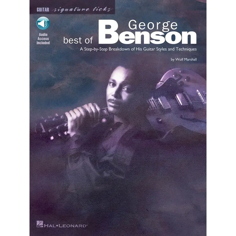 BEST OF GEORGE BENSON SIGNATURE LICKS GUITAR BK/OLA