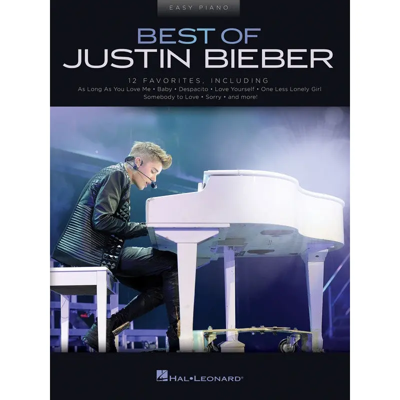 BEST OF JUSTIN BIEBER EASY PIANO