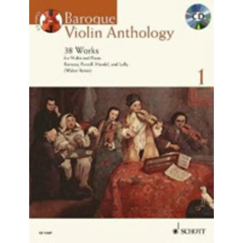 BAROQUE VIOLIN ANTHOLOGY BK 1 BK/CD