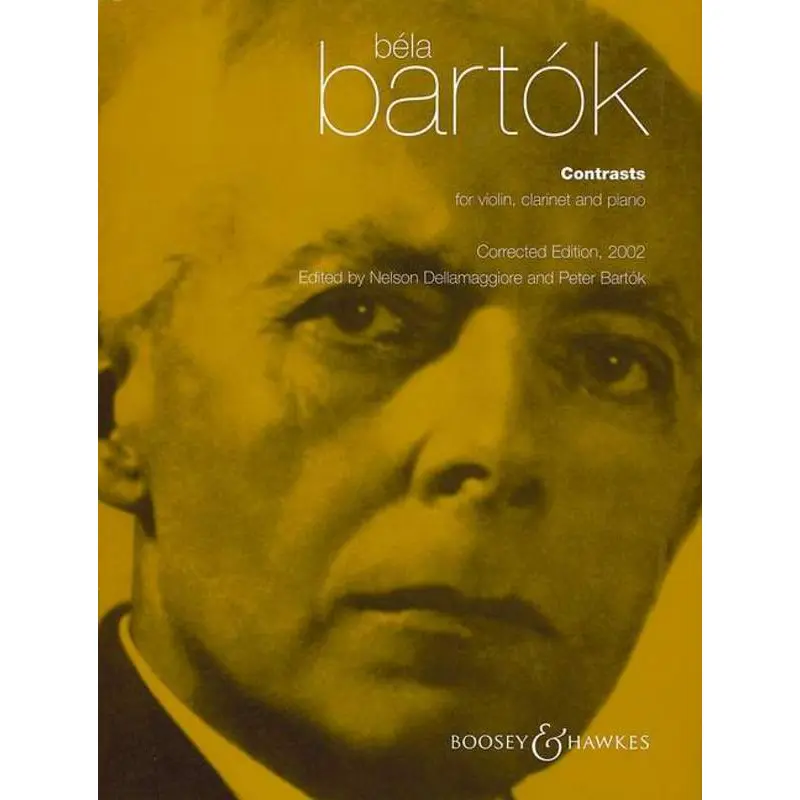 BARTOK - CONTRASTS FOR VIOLIN/CLARINET/PIANO
