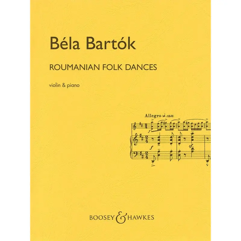 BARTOK - ROUMANIAN FOLK DANCES VIOLIN/PIANO