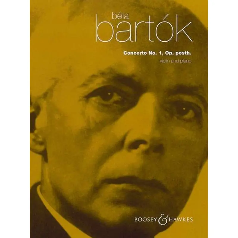 BARTOK - VIOLIN CONCERTO NO 1 VIOLIN/PIANO