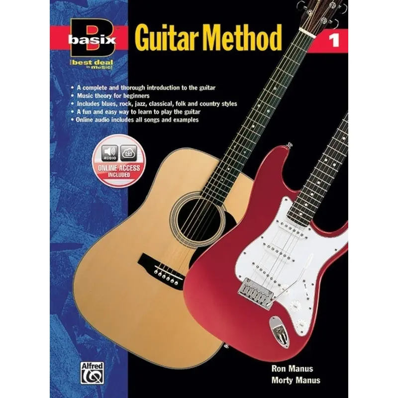 BASIX GUITAR METHOD BK 1 BK/OLA