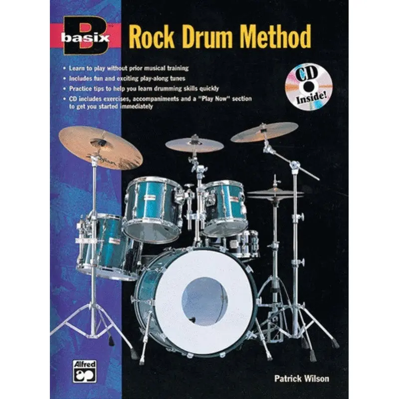 BASIX ROCK DRUM METHOD BK/CD