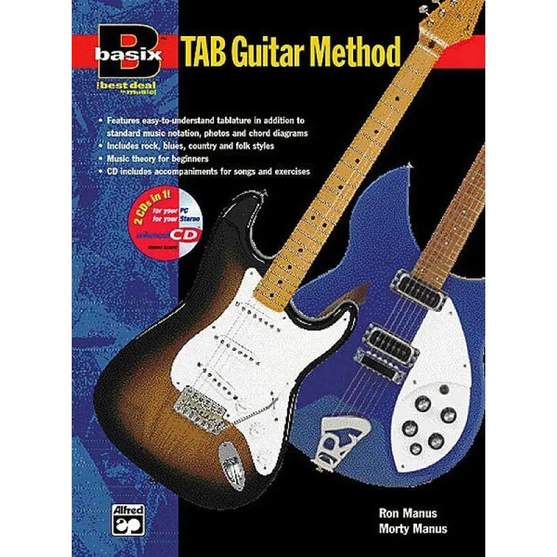 BASIX TAB GUITAR METHOD BK 1 BK/OLA