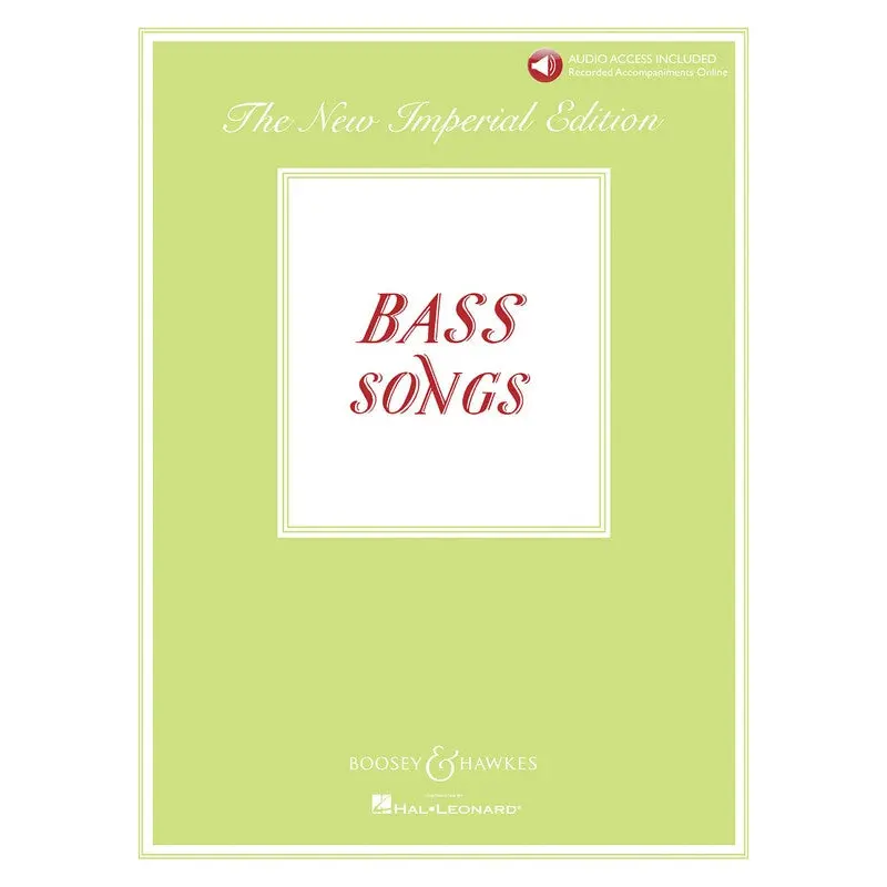 BASS SONGS IMPERIAL EDITION PIANO/VOCAL