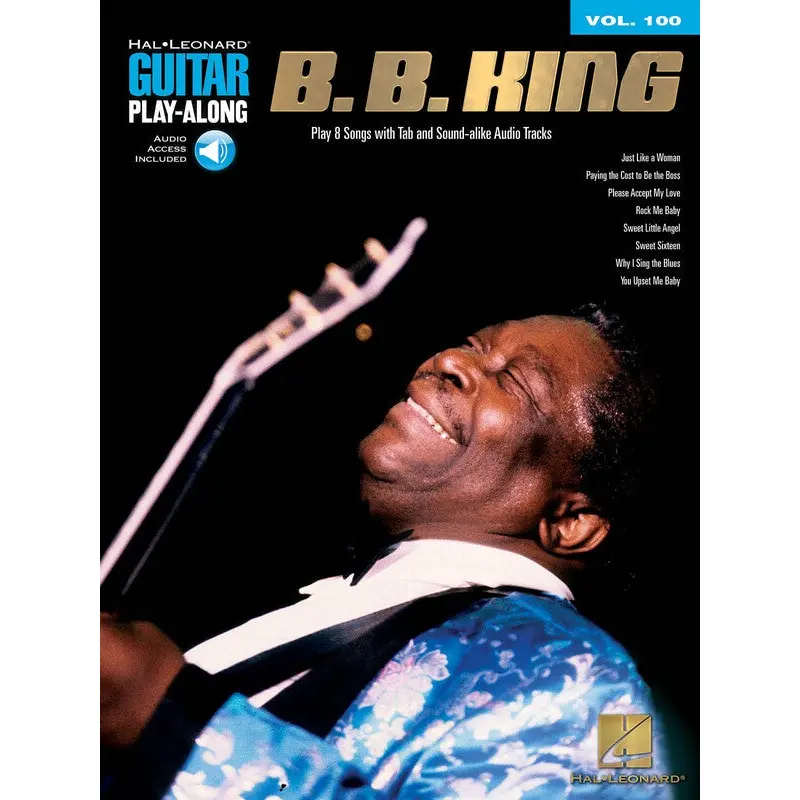 BB KING GUITAR PLAYALONG V100 BK/OLA