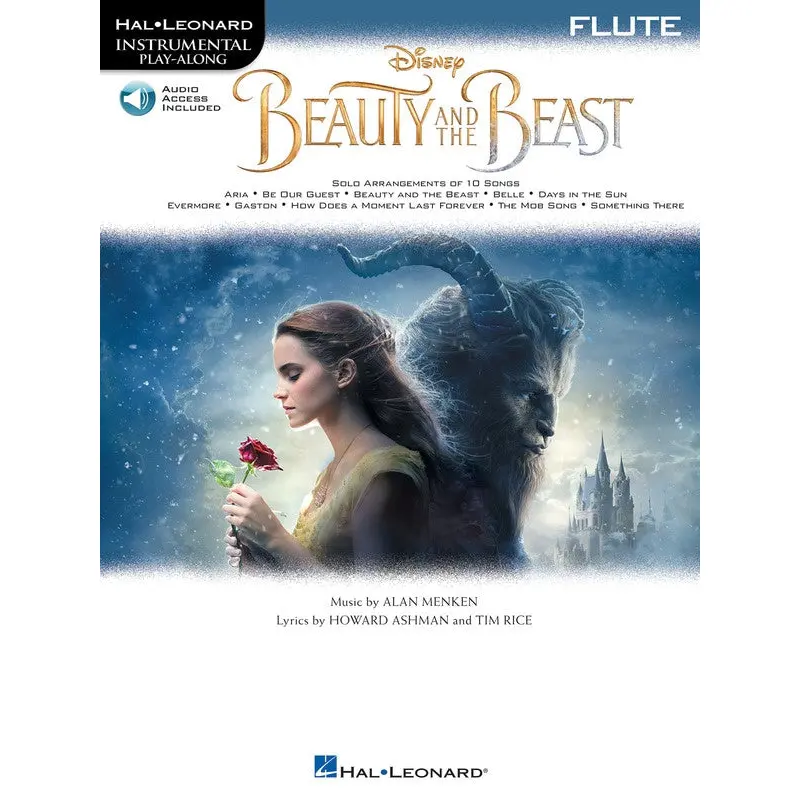 BEAUTY AND THE BEAST FOR FLUTE BK/OLA
