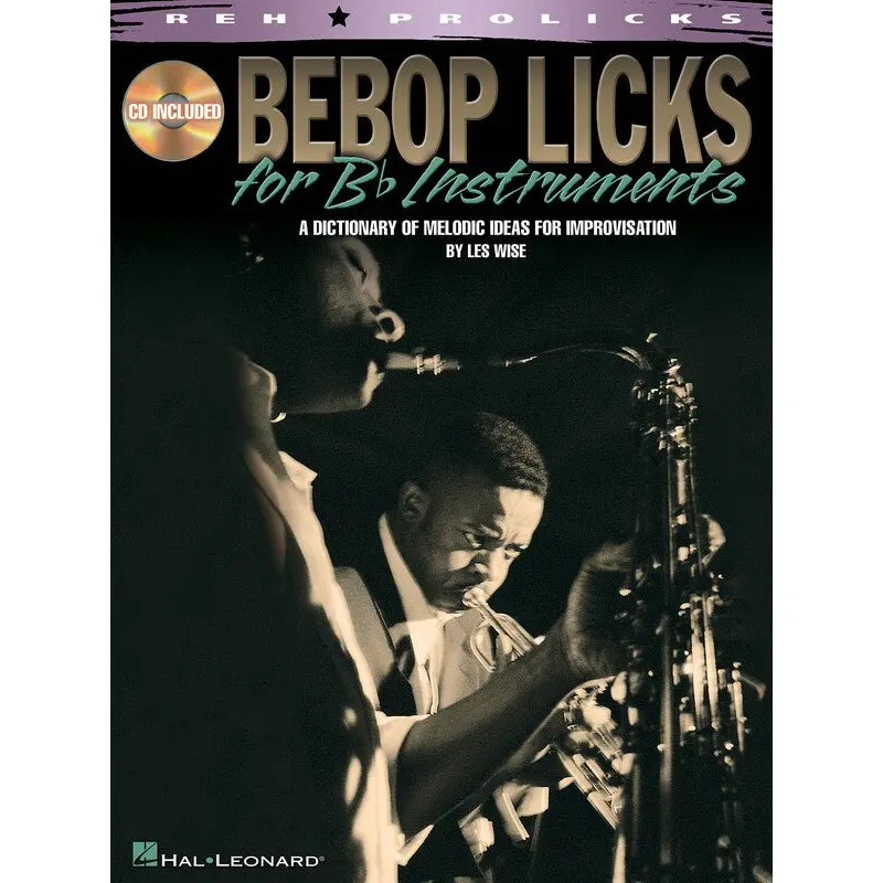 BEBOP LICKS FOR B FLAT INSTRUMENTS BK/CD