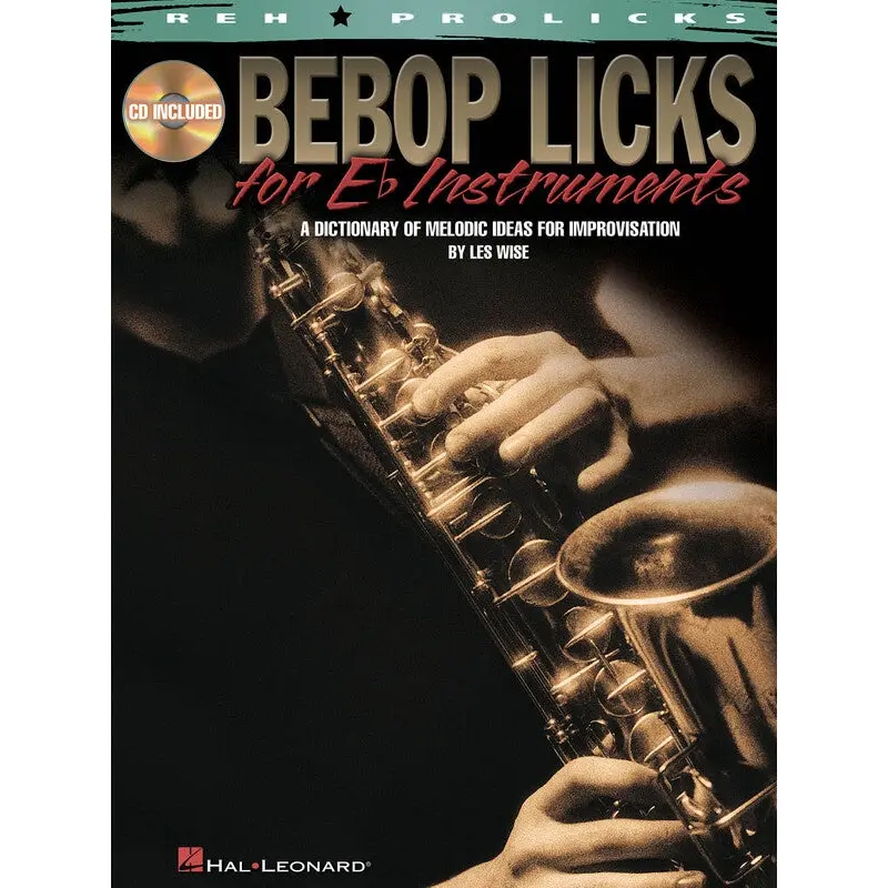 BEBOP LICKS FOR E FLAT INSTRUMENTS BK/CD