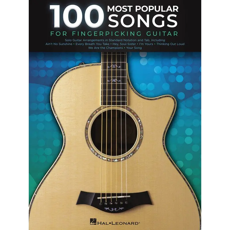 100 MOST POPULAR SONGS FOR FINGERPICKING GUITAR