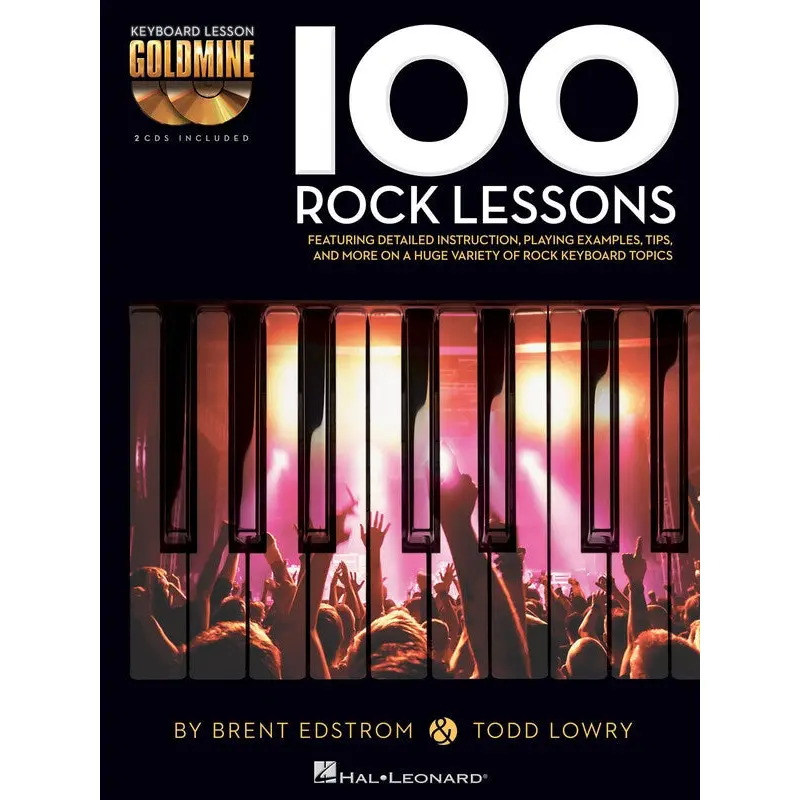 100 ROCK LESSONS GOLDMINE SERIES KEYBOARD