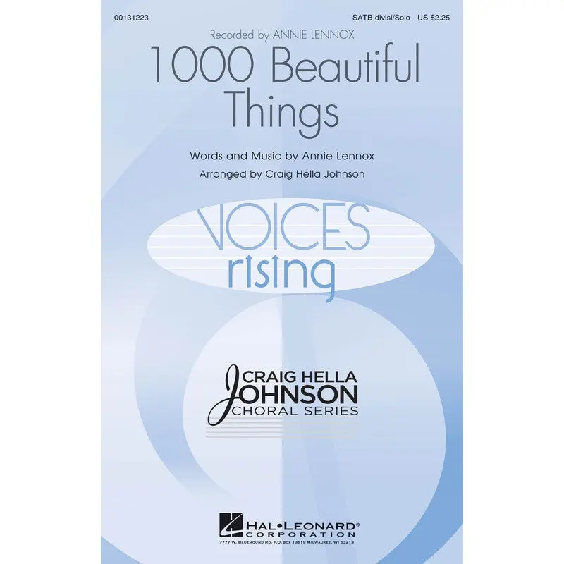 1000 BEAUTIFUL THINGS SATB DIVISI