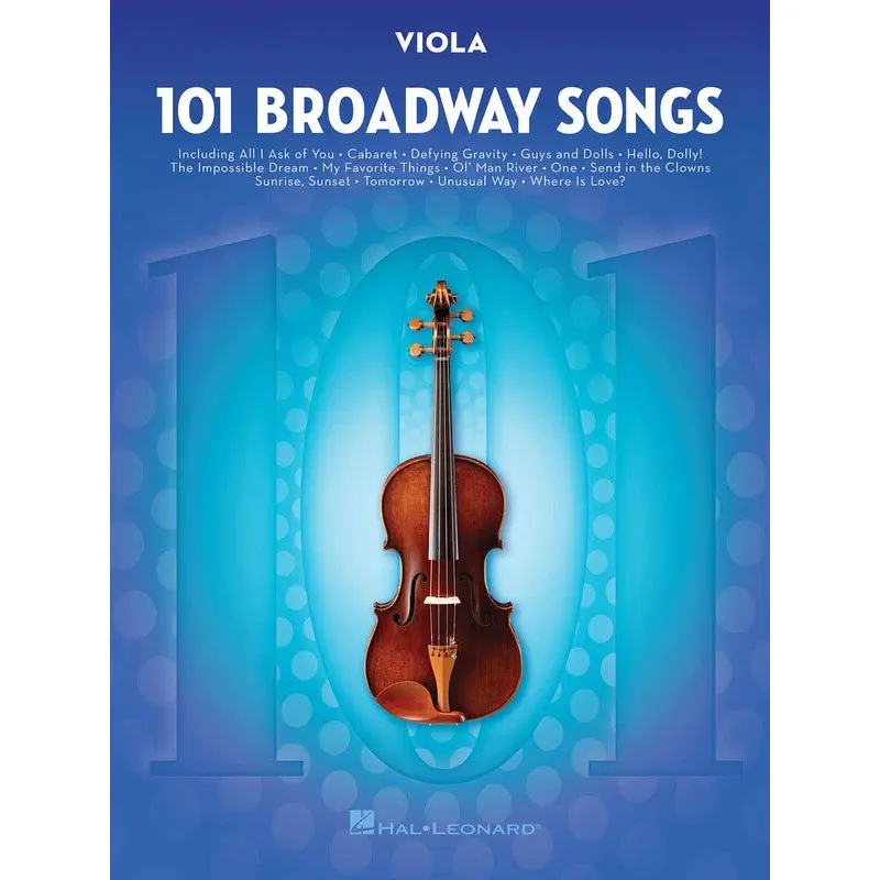 101 BROADWAY SONGS FOR VIOLA