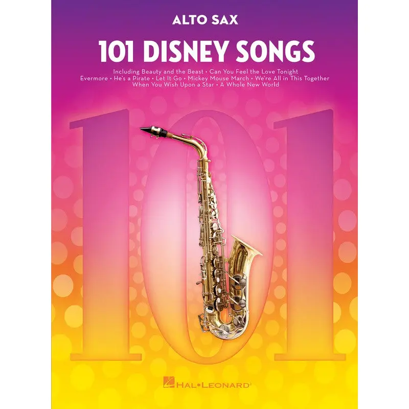 101 DISNEY SONGS FOR ALTO SAX