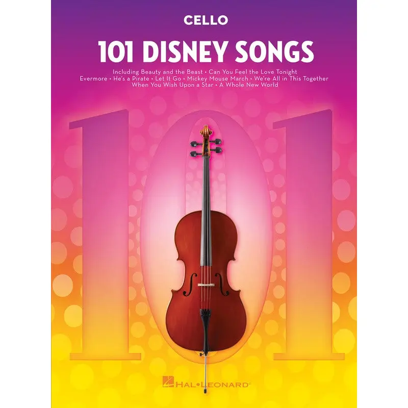 101 DISNEY SONGS FOR CELLO