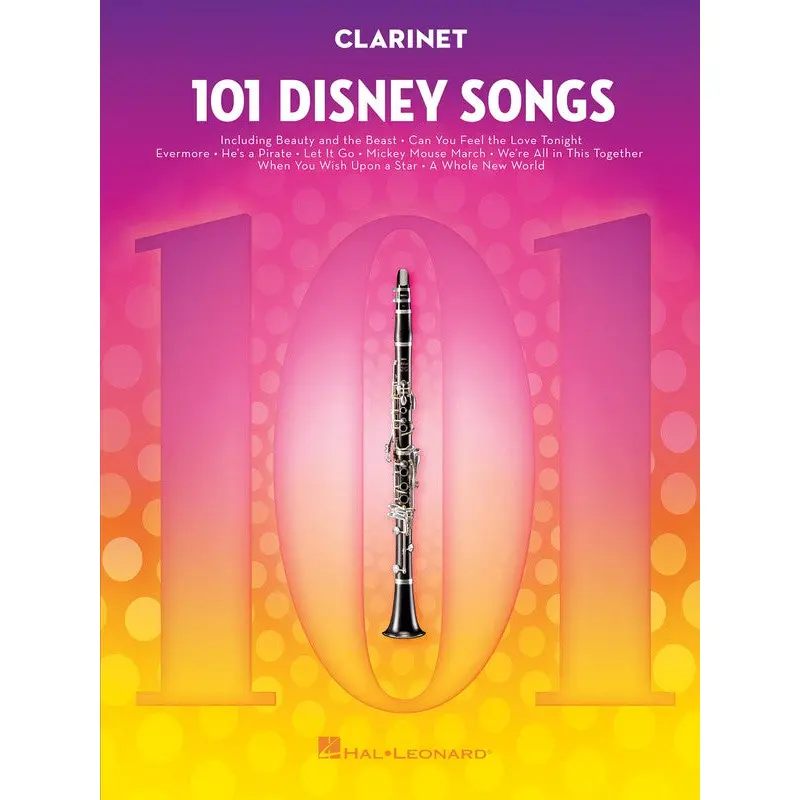 101 DISNEY SONGS FOR CLARINET