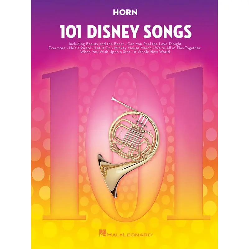 101 DISNEY SONGS FOR HORN