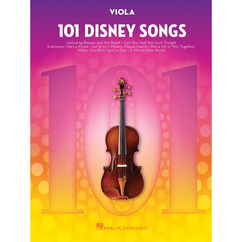 101 DISNEY SONGS FOR VIOLA