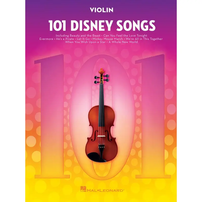 101 DISNEY SONGS FOR VIOLIN