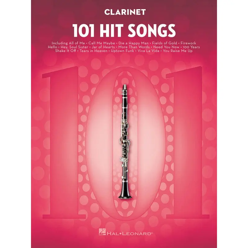 101 HIT SONGS FOR CLARINET