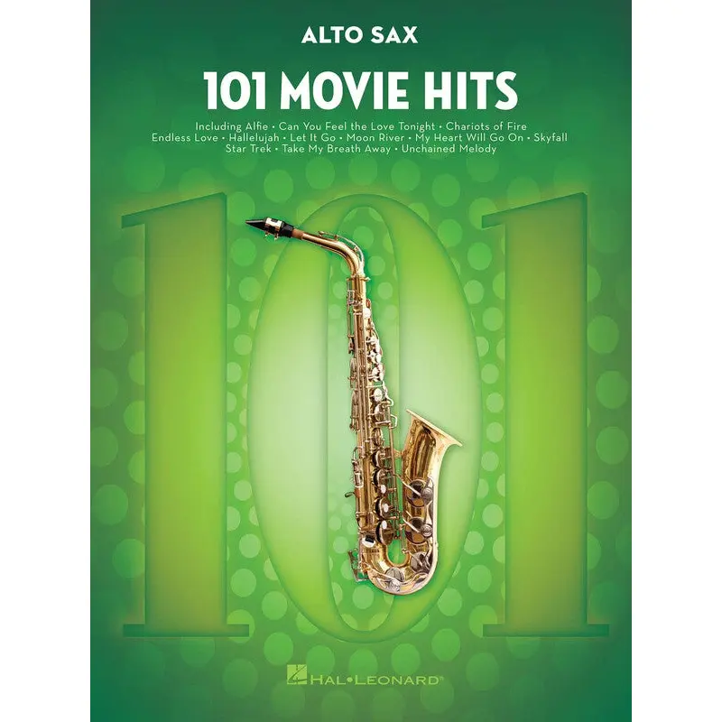 101 MOVIE HITS FOR ALTO SAX