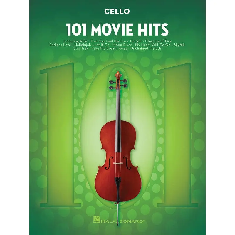 101 MOVIE HITS FOR CELLO