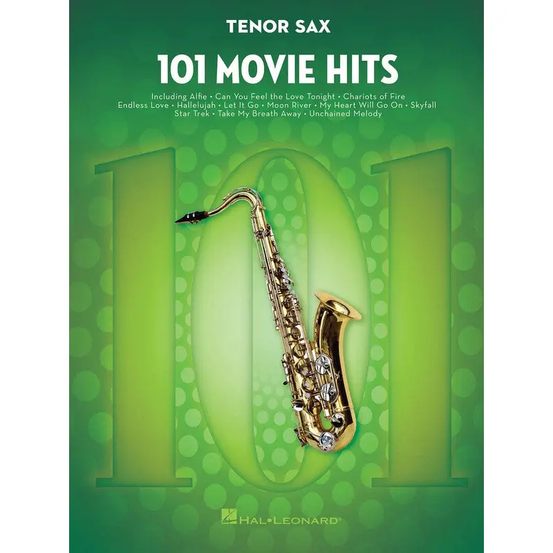 101 MOVIE HITS FOR TENOR SAX
