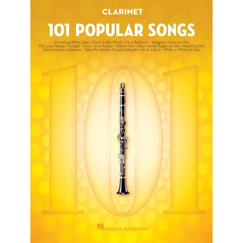 101 POPULAR SONGS FOR CLARINET
