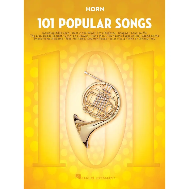 101 POPULAR SONGS FOR HORN