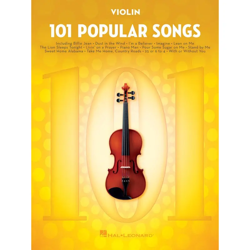 101 POPULAR SONGS FOR VIOLIN