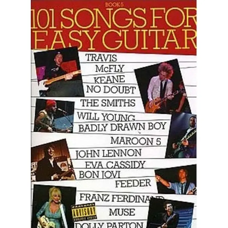 101 SONGS FOR EASY GUITAR BK 5