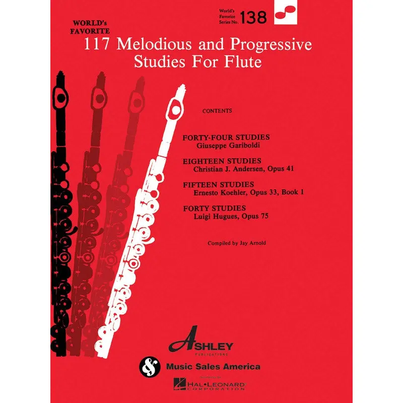 117 MELODIOUS & PROGRESSIVE STUDIES FOR FLUTE
