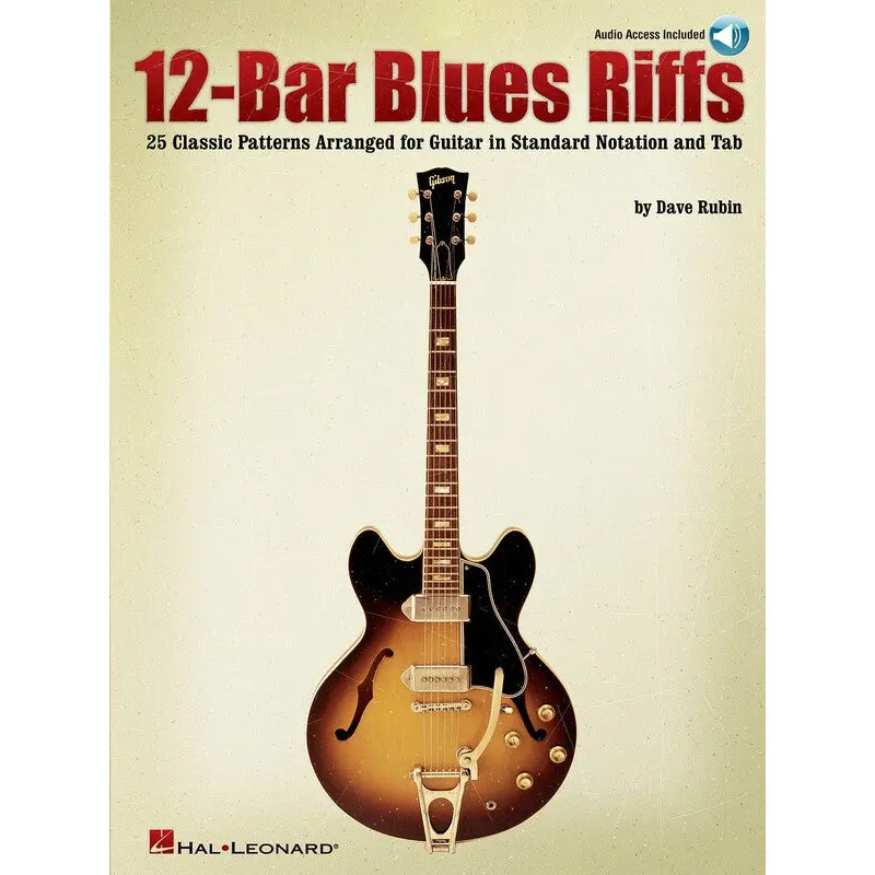 12 BAR BLUES RIFFS GUITAR BK/OLA