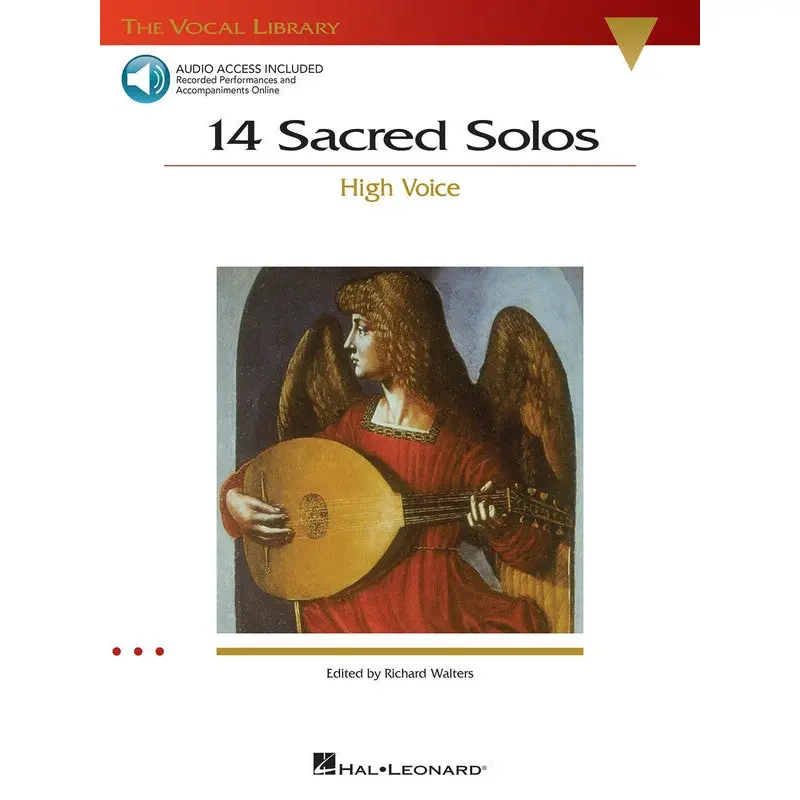 14 SACRED SOLOS BK/OLA HIGH VOICE