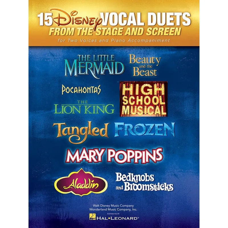 15 DISNEY VOCAL DUETS