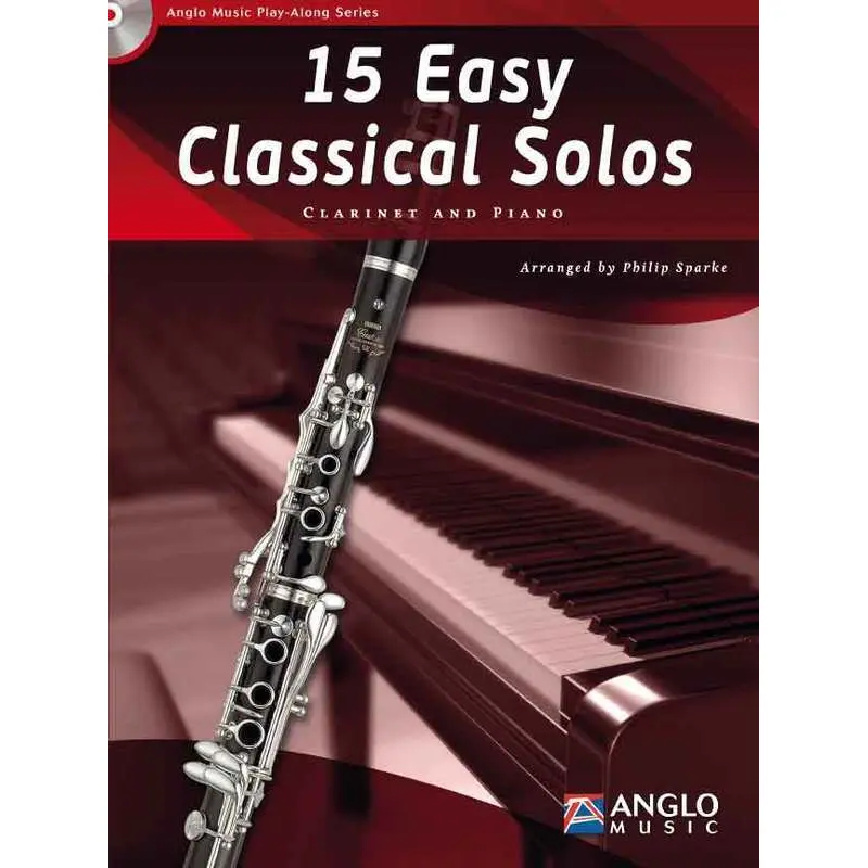 15 EASY CLASSICAL SOLOS CLARINET BK/CD