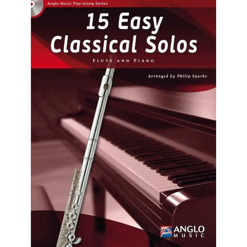 15 EASY CLASSICAL SOLOS FLUTE BK/CD