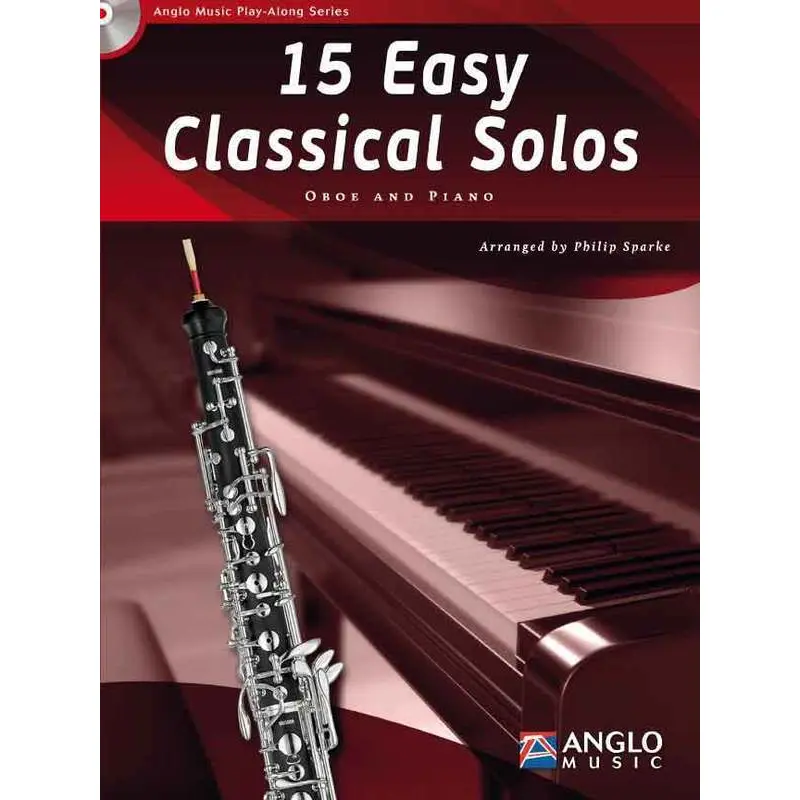 15 EASY CLASSICAL SOLOS OBOE BK/CD
