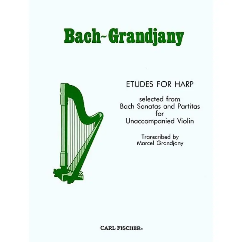 BACH - ETUDES FOR HARP TRANSCRIBED GRANDJANY