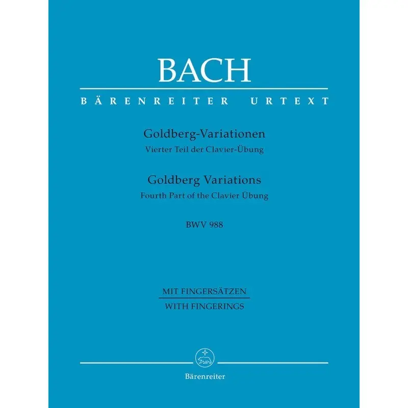 BACH - GOLDBERG VARIATIONS BWV 988