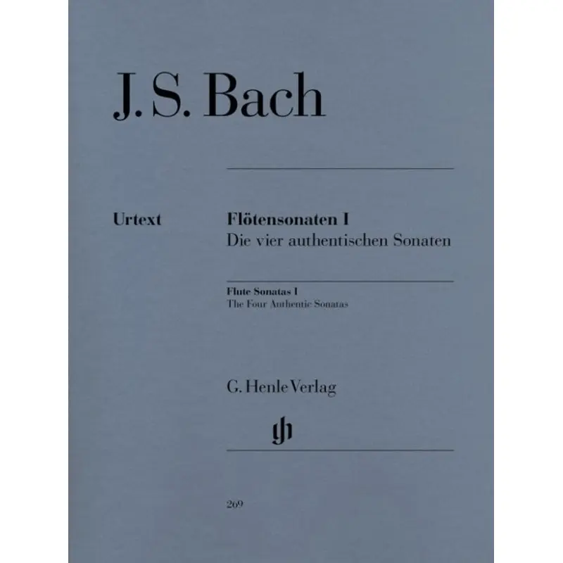 BACH - SONATAS VOL 1 AUTHENTIC SONATAS FLUTE/PIANO