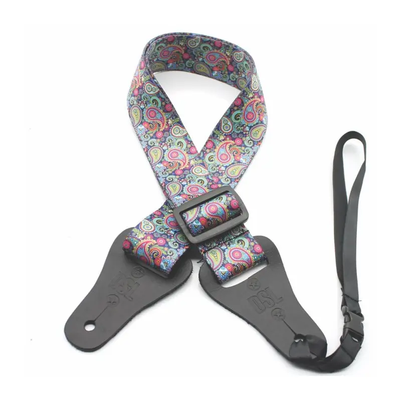 1.5 INCH PRINT UKULELE STRAP PAIS-PURPLE