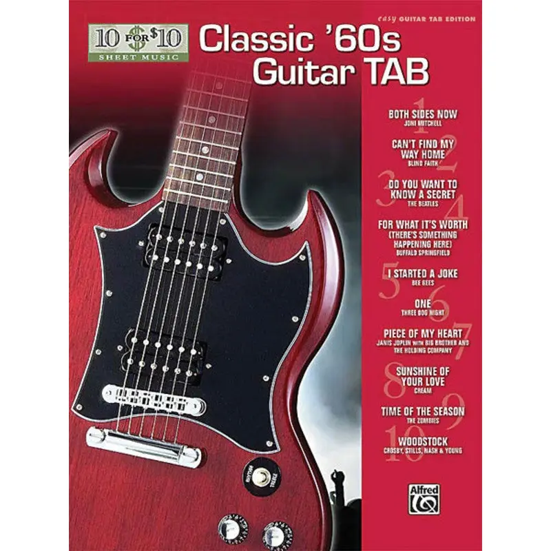 10 FOR 10 CLASSIC 60S GUITAR TAB