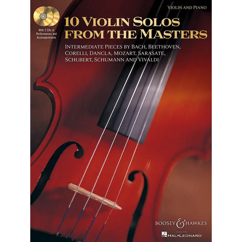 10 VIOLIN SOLOS FROM THE MASTERS BK/2CD