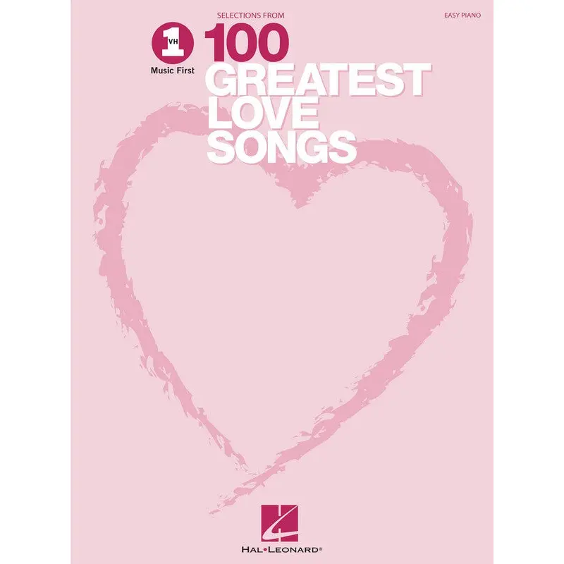 100 GREATEST LOVE SONGS EASY PIANO VH1