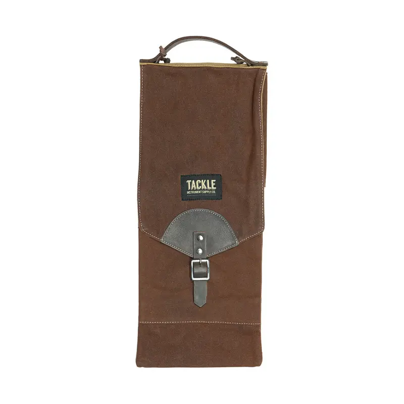 Tackle Compact Waxed Canvas Stick Bag - Brown
