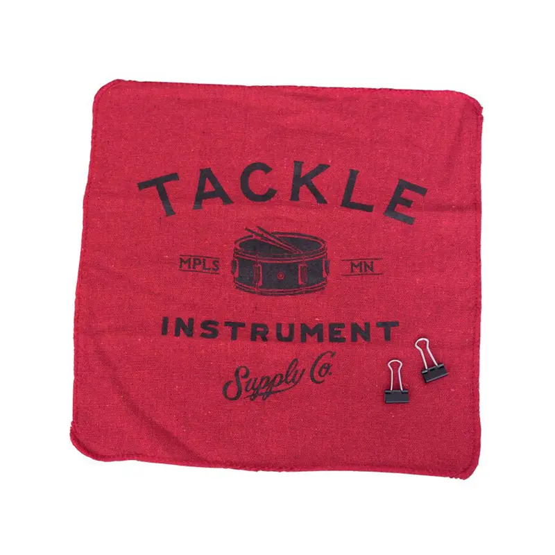 Tackle Shop Rag Tone Dampener Red with clips