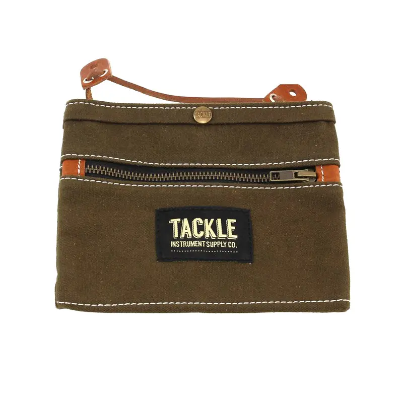 Tackle Waxed Canvas Gig Pouch - Forrest Green