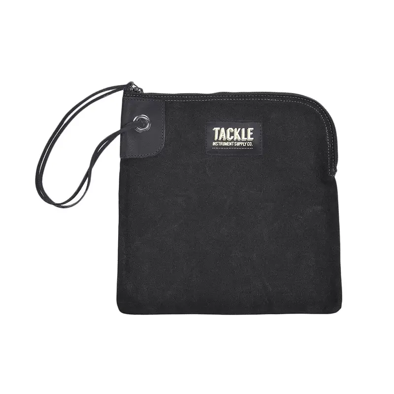 Tackle Zippered Accessory Bag - Black